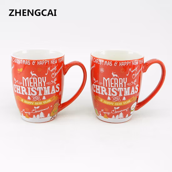 Caneca de cerâmica de promoção de novo design para o Natal