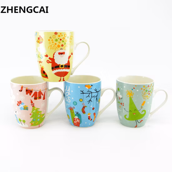 12 onças 14 onças 18 onças Presente promocional por atacado Canecas gravadas personalizadas Silicone Cerâmica Caneca de café